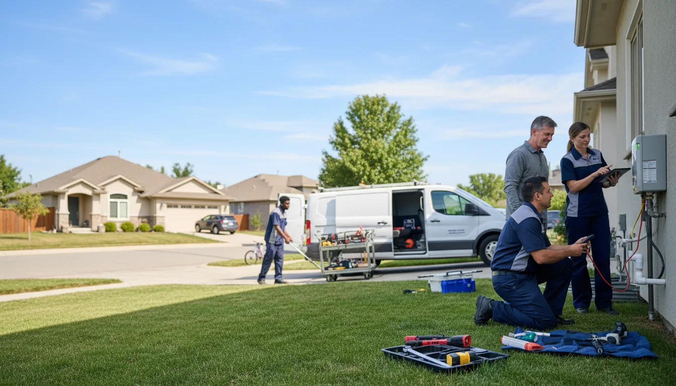 Tankless water heater service in Mousie, KY